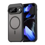 Per Google Pixel 10 Fan Dun Series TPU Hybrid PC Frosted Magsafe Custodia per telefono (nero)