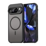 Per Google Pixel 10 Pro Fan Dun Series TPU Hybrid PC Frosted Magsafe Custodia per telefono (nero)