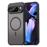 Per Google Pixel 10 Pro XL Fan Dun Series TPU Hybrid PC Frosted Magsafe Custodia per telefono (nero)