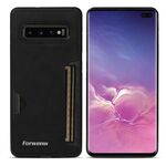 Per Samsung Galaxy S10+ Forwenw F5 Series Custodia per telefono con scheda integrata (nero)