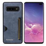 Per Samsung Galaxy S10+ Forwenw F5 Series Custodia per telefono con scheda integrata (blu)