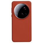 Per Xiaomi 15 Ultra Liquid Silicone Custodia antiurto per telefono (marrone caramello)