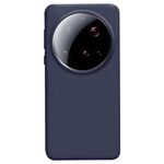 Per Xiaomi 15 Ultra Liquid Silicone Custodia antiurto per telefono adatta alla pelle (blu notte)