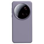 Per Xiaomi 15 Ultra Liquid Silicone Custodia antiurto per telefono (grigio lavanda)