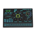 SX91 Mixer professionale multifunzione per telefono cellulare, computer, scheda audio per streaming live (nero)