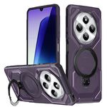 Per Redmi 14C 4G Custodia per telefono con supporto MagSafe satinato (viola)