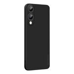 Per Samsung Galaxy S25 Edge 5G PINWUYO Sense Series Custodia in silicone liquido TPU per telefono (nero)