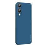 Per Samsung Galaxy S25 Edge 5G PINWUYO Sense Series Custodia in silicone liquido TPU per telefono (blu)