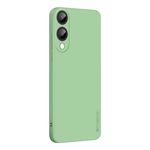 Per Samsung Galaxy S25 Edge 5G PINWUYO Sense Series Custodia in silicone liquido TPU per telefono (verde)
