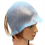 Cappello per tinture per capelli in silicone resistente agli acidi e agli alcali resistente alle alte temperature, consegna a colori casuali