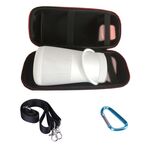 Custodia protettiva per custodia protettiva a spalla singola per altoparlante Bluetooth portatile antiurto per BOSE Soundlink Revolve + (nero)