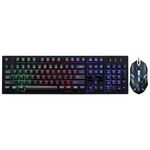 ZGB G20 1600 DPI Professional Wired Blowing Mechanical Feel Suspension Keyboard + Kit mouse ottico per laptop, PC (nero)