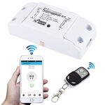 Sonoff 433 MHz DIY WiFi Smart Wireless Remote Control Modulo Timer Interruttore di alimentazione con telecomando a 4 tasti per Smart Home, supporto iOS e Android