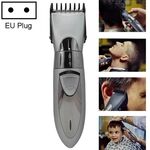 Tagliacapelli elettrico impermeabile Trimmer per capelli ricaricabile Tagliatrice per capelli Taglio di capelli Trimer per barba, Spina europea (Grigio)