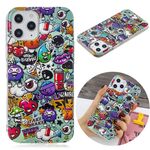 Per iPhone 12/12 Pro Custodia protettiva morbida in TPU luminoso (spazzatura)