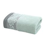 Asciugamano assorbente Asciugamano per il viso Asciugamano da bagno in panno morbido spesso, dimensioni: 35x75 cm (verde)
