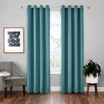 Tenda solida con isolamento in stoffa per tende ad alta precisione da 4 pezzi, dimensioni: 42 × 84 pollici （107 × 213 cm Lake (blu lago)