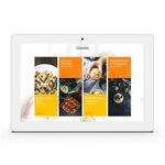 WF1042 Tablet PC commerciale, 10,1 pollici, 2 GB + 16 GB, Android 8.1 RK3288 Quad Core Cortex A17 A17 Fino a 1,8 GHz, supporto Bluetooth & WiFi e OTG, con LED Light Bar (Bianco)