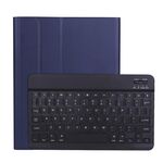 A098B Custodia protettiva per tastiera Bluetooth ultra sottile rimovibile in TPU per iPad Air 4 da 10,9 pollici (2020), con supporto e slot per penna (blu scuro)
