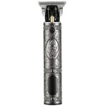 VGR V-228 5W USB Retro Engraving Hair Clipper with LED Digital Display (Silver)