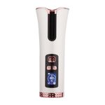 Ricarica USB Ferro arricciacapelli rotante automatico Ferro arricciacapelli da viaggio wireless portatile (bianco)