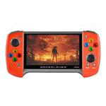 X19 Plus Console di gioco portatile con schermo da 5,1 pollici Supporto memoria 8G Espansione scheda TF e uscita AV (rosso)