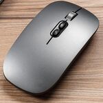 M103 1600 DPI 5 tasti Mouse wireless 2.4G Ricarica mouse Ai Intelligent Voice Office, supporto 28 lingue (grigio)
