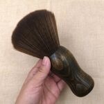 Capelli taglio capelli rotto Duster spazzola in legno massello in legno morbido setole di pulizia spazzola per parrucchieri suppliess (spazzola S1)