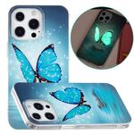Per iPhone 13 Pro Max Custodia protettiva morbida in TPU luminoso (farfalla)