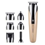 Shinon 6 in 1 set di clipper per capelli elettrici multifunzione (USB (GOLDEN))