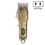 RESUXI USB Retro Piaget Hair Clipper LCD Digital Display Tagliacapelli ad alta potenza
