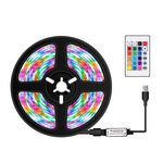 5M LED Light Strip 16 Color Telecomando RGB Light Belt USB Symphony Neon Decorative Light Light Bar (Bareboard)