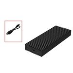 M.2 NVME / NGFF Mobile Disk Hard Disk Box Type-C3.1 Taccuino Scatola di guida a stato solido esterno, Stile: PC280K NVME Cavo singolo