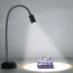 Led Jewelry Photo Spotlights Lampade da tavolo Prendere Wenwan Diamond Jadeite Jade Lights Live Lights Fill Spotlight Spotlight può essere regolato, Stile: Ritratto di famiglia singola testa