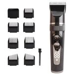 BF-868 LCD Digital Display Electric Hair Clipper per bambini Set di clipper per capelli elettrici per adulti (nero)