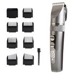 BF-868 LCD Digital Display Electric Hair Clipper Haird Bambini Adult Electric Hair Clipper Set (Gun Color)