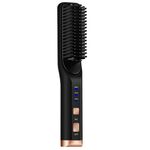 2 in 1 raddrizzatore per capelli multifunzione a doppio uso e raddrizzatura a doppio uso, colore: nero