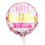 10 pezzi da 18 pollici Round Birthday Birthday Film Film Palloncini Palloncini di Compleanno Party Scene Decoration Balloons (B)
