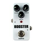 KOKKO FBS2 Mini pedale effetto chitarra EQ Booster a 2 bande (bianco)