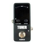 KOKKO FTN2 Guitar Mini Monoblock Accordatore a pedale per effetti, schermo a doppia modalità ad alta sensibilità (nero)