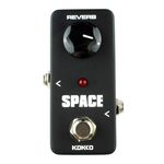 KOKKO FRB2 Mini chitarra elettrica suono riverbero monoblocco effetti spazio pedale (nero)