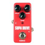 KOKKO FOD5 Mini pedale effetti monoblocco sovraccarico chitarra elettrica (rosso)