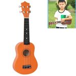 HM100 Strumento di illuminazione musicale per bambini Ukulele in tiglio da 21 pollici (arancione)