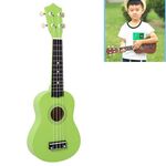 Strumento di illuminazione musicale per bambini Ukulele in tiglio HM100 da 21 pollici (verde)