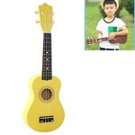 HM100 Strumento di illuminazione musicale per bambini Ukulele in tiglio da 21 pollici (giallo)
