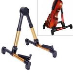 Supporto per strumento musicale con staffa per ukulele per violino verticale pieghevole semplice