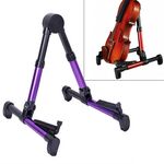Supporto per strumento musicale con staffa per ukulele per violino verticale pieghevole semplice