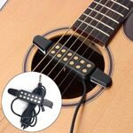 Pickup per chitarra con foro libero con cavo (nero)