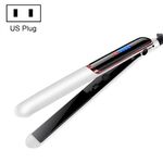 35W 2 in 1 curling e raddrizzatura a doppio uso Splin elettrico, specifica: spina USA (bianco)