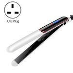 35W 2 in 1 arricciatura e raddrizzatura Splin elettrica a doppio uso, specifica: spina uk (bianco)